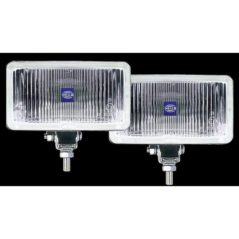Hella LA005860601 - HELLA005860601 - Hella 450 H3 12V SAE/ECE Fog Lamp Kit Clear - Rectangle (Includes 2 Lamps) - Shipped in Europe - Tuningsupply.com