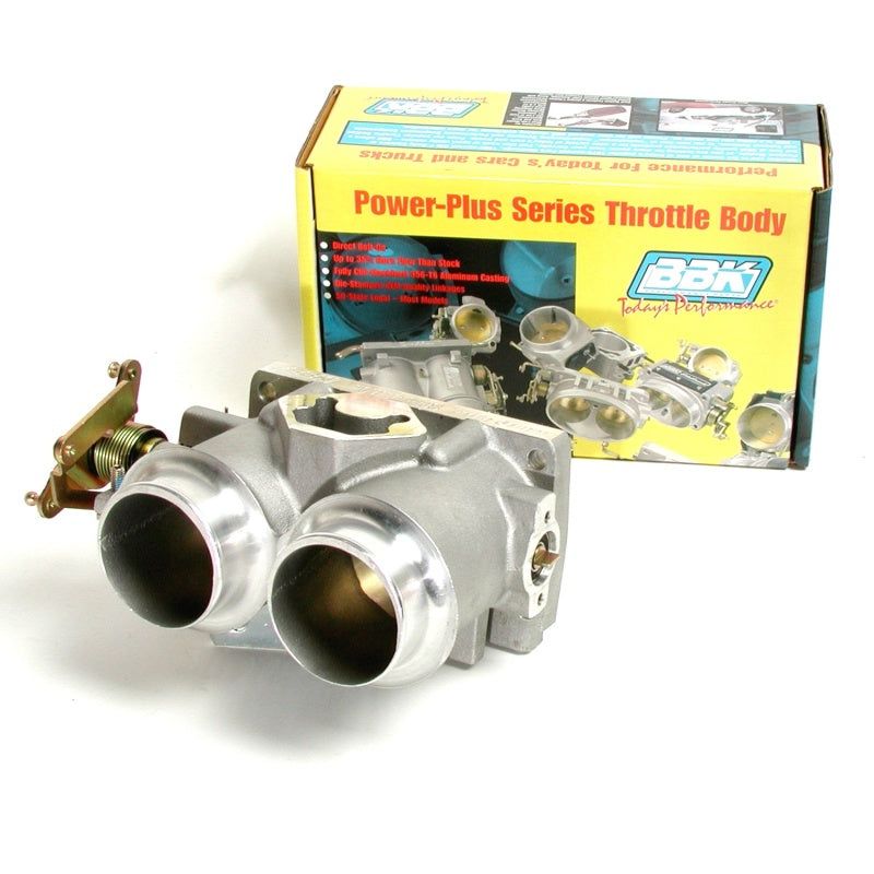 BBK 3502 - BBK3502 - BBK 87-03 Ford F Series Truck RV 460 Twin 61mm Throttle Body BBK Power Plus Series - Shipped in Europe - Tuningsupply.com