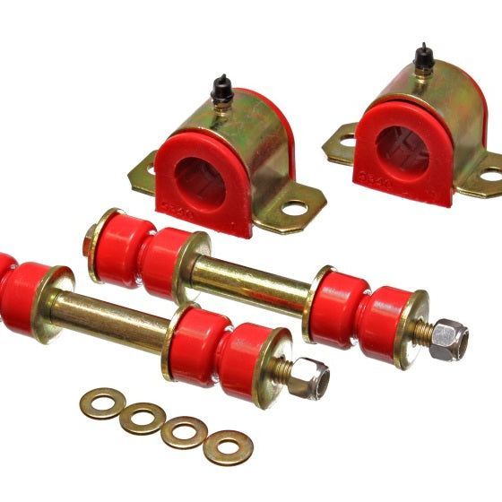 Energy Suspension 8.5123R - ENG8.5123R - Energy Suspension 95-00 Toyota Pickup 2WD (Exc T-100/Tundra) Red 25mm Front Sway Bar Bushing Set - Shipped in Europe - Tuningsupply.com