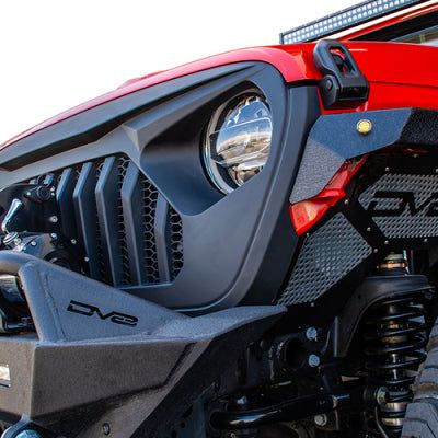 DV8 Offroad GRJL-01 - DVEGRJL-01 - DV8 Offroad 2018+ Jeep JL/ Gladiator Angry Grill - Shipped in Europe - Tuningsupply.com