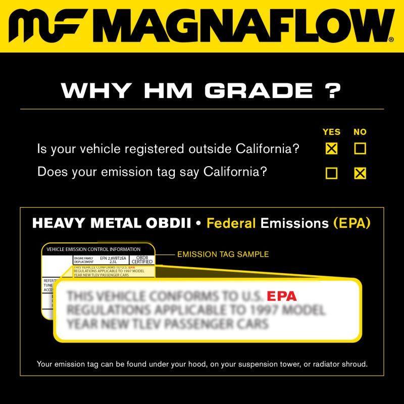 Magnaflow 99354HM - MAG99354HM - MagnaFlow Conv Univ 2.00inch Honda - Shipped in Europe - Tuningsupply.com