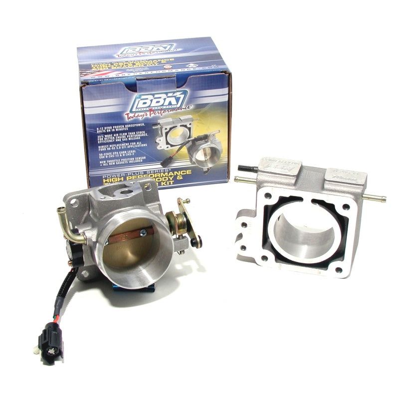 BBK 1500 - BBK1500 - BBK 86-93 Mustang 5.0 70mm Throttle Body BBK Power Plus Series And EGR Spacer Kit - Shipped in Europe - Tuningsupply.com