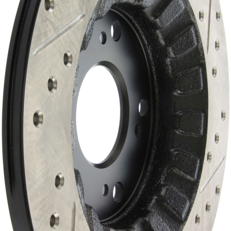 Stoptech 127.40050R - STO127.40050R - StopTech 00-09 S2000 Slotted & Drilled Right Rear Rotor - Shipped in Europe - Tuningsupply.com