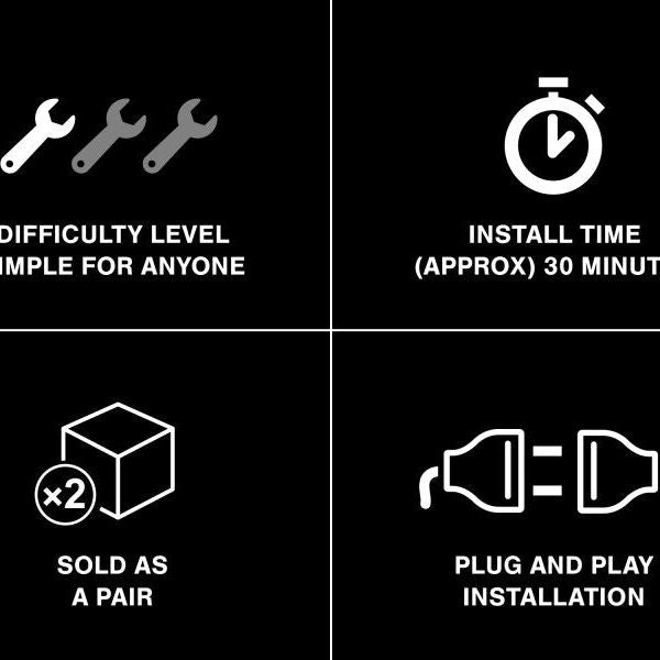 Raxiom 49080 - RAX49080 - Raxiom 99-04 Ford Mustang Excluding 99-01 Cobra Tail Lights- Black Housing (Smoked Lens) - Shipped in Europe - Tuningsupply.com