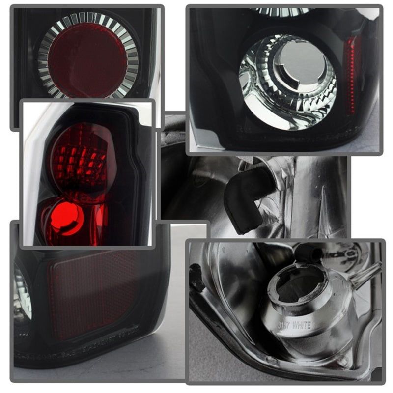 SPYDER 5078155 - SPY5078155 - Spyder Ford F150 87-96/Ford Bronco 88-96 Euro Style Tail Lights Black Smoke ALT-YD-FF15089-BSM - Shipped in Europe - Tuningsupply.com