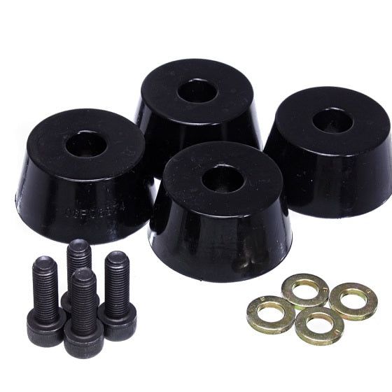 Energy Suspension 8.9103G - ENG8.9103G - Energy Suspension 96-02 Toyota 4Runner Front Hyper Flex Bump Stop Set - Black - Shipped in Europe - Tuningsupply.com