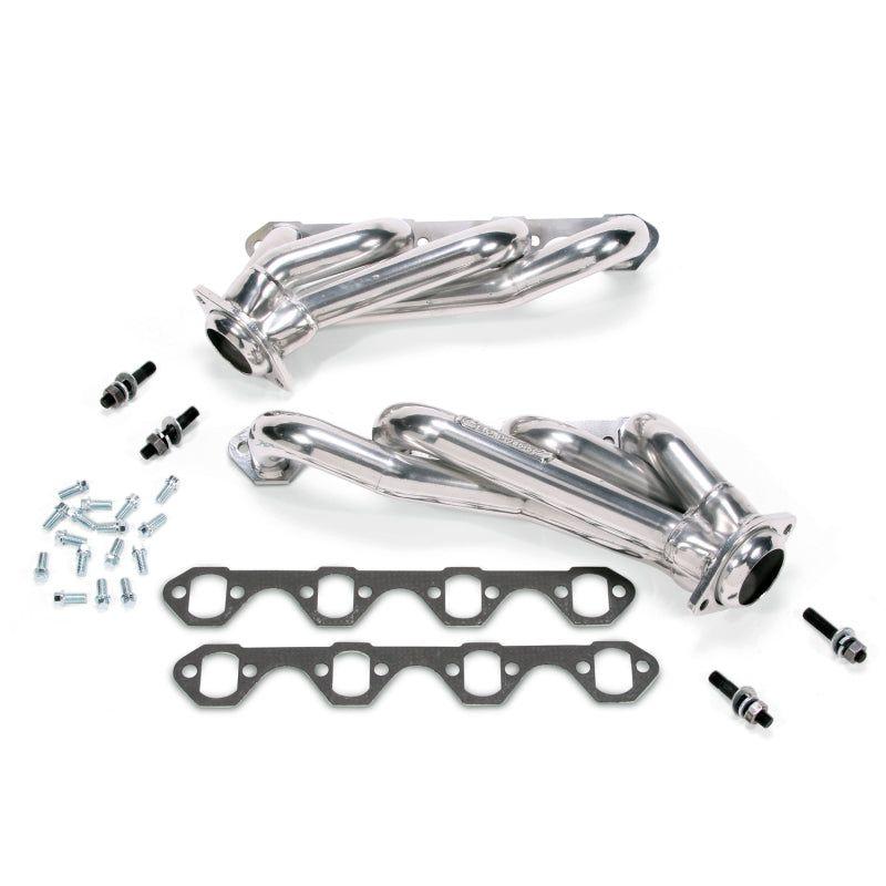 BBK 15150 - BBK15150 - BBK 79-93 Mustang 5.0 Shorty Unequal Length Exhaust Headers - 1-5/8 Silver Ceramic - Shipped in Europe - Tuningsupply.com