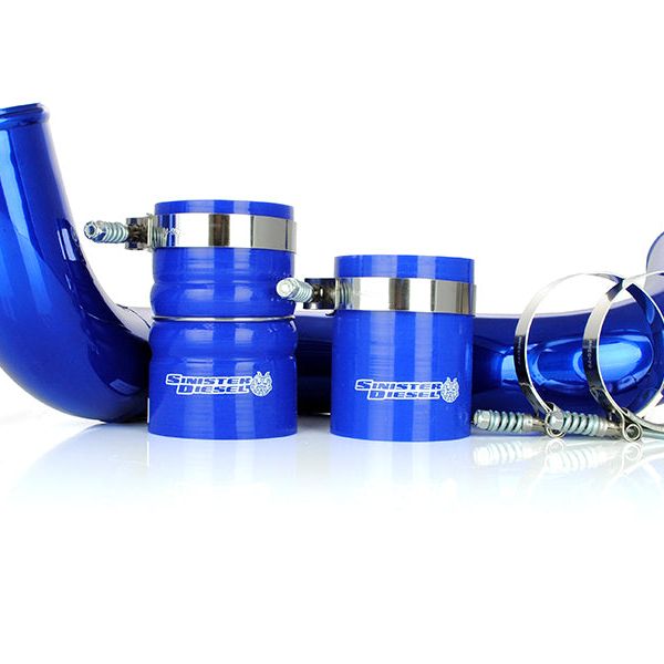 Sinister Diesel SD-INTRPIPE-6.0-COLD - SINSD-INTRPIPE-6.0-COLD - Sinister Diesel 03-07 Ford 6.0L Powerstroke Cold Side Charge Pipe - Shipped in Europe - Tuningsupply.com