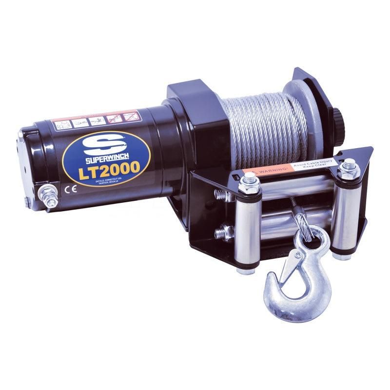 Superwinch 1120210 - SUW1120210 - Superwinch 2000 LBS 12V DC 5/32in x 49ft Steel Rope LT2000 Winch - Shipped in Europe - Tuningsupply.com