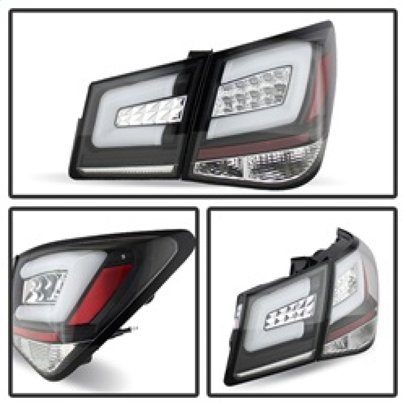 SPYDER 5076595 - SPY5076595 - Spyder Chevy Cruze 2011-2014 Light Bar LED Tail Lights Black ALT-YD-CCRZ11-LBLED-BK - Shipped in Europe - Tuningsupply.com