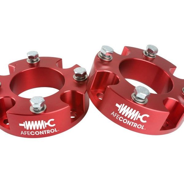 aFe 416-72T005-R - AFE416-72T005-R - aFe CONTROL 1.875 IN Leveling Kit 22-23 Toyota Tundra - Red - Shipped in Europe - Tuningsupply.com