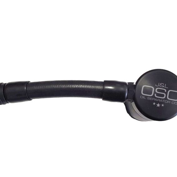 J&L 3051D-B - JLT3051D-B - J&L 05-10 Ford Mustang GT Driver Side Oil Separator 3.0 V2 - Black Anodized - Shipped in Europe - Tuningsupply.com
