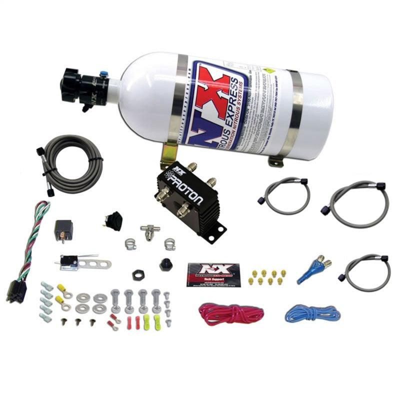 Nitrous Express 20421-10 - NEX20421-10 - Nitrous Express Proton Plus Nitrous Kit w/10lb Bottle - Shipped in Europe - Tuningsupply.com