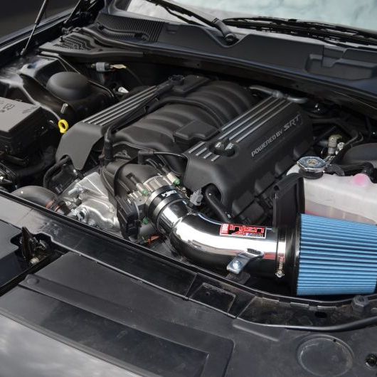 Injen PF5064P - INJPF5064P - Injen 11-20 Dodge Challenger SRT-8 6.4L V8 Polished Power-Flow Short Ram Intake - Shipped in Europe - Tuningsupply.com