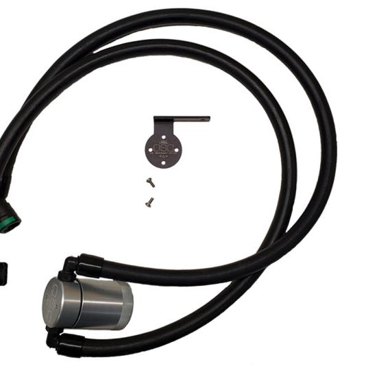 J&L 3028P-C - JLT3028P-C - J&L 2021-2025 Ford F-150 3.5L Passenger Side Oil Separator 3.0 - Clear Anodized - Shipped in Europe - Tuningsupply.com