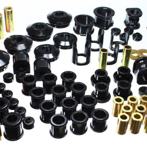 Energy Suspension 7.18106G - ENG7.18106G - Energy Suspension 89-94 Nissan 240SX (S13) Black Hyper-Flex Master Bushing Set - Shipped in Europe - Tuningsupply.com