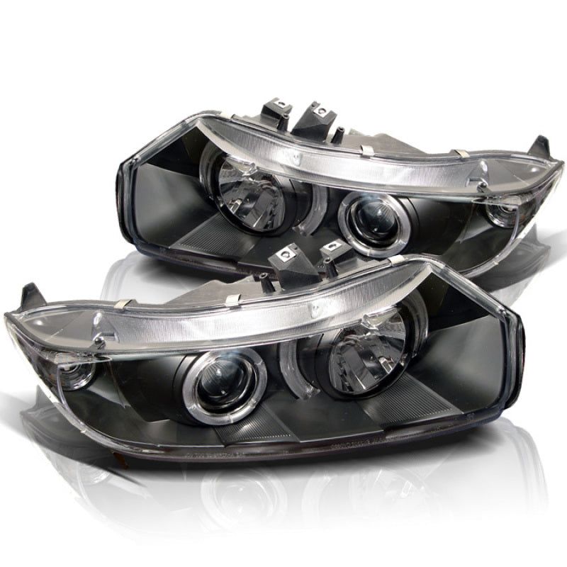SPYDER 5010780 - SPY5010780 - Spyder Honda Civic 06-08 2Dr Projector Headlights LED Halo Black High H1 Low H1 PRO-YD-HC06-2D-HL-BK - Shipped in Europe - Tuningsupply.com