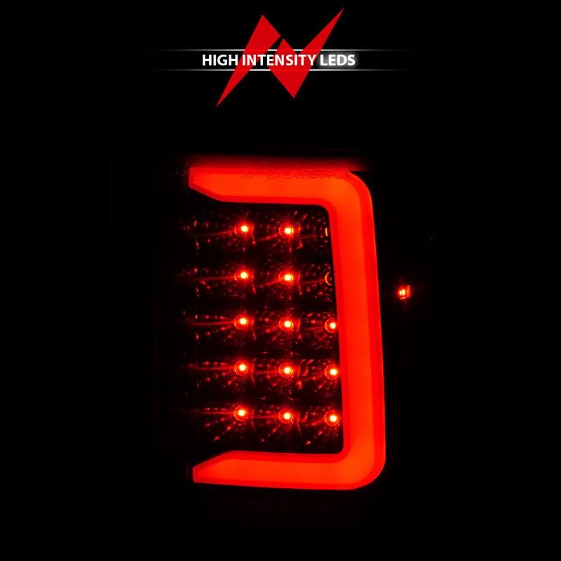 ANZO 311360 - ANZ311360 - ANZO 1993-1997 Ford Ranger LED Tail Lights w/ Light Bar Black Housing Smoked Lens - Shipped in Europe - Tuningsupply.com