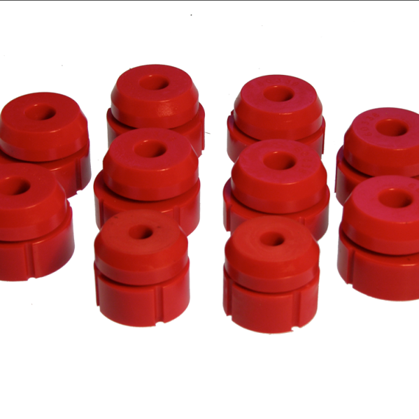 Prothane 6-107 - PRO6-107 - Prothane 80-96 Ford Bronco 2wd/4wd Body Mount - Red - Shipped in Europe - Tuningsupply.com