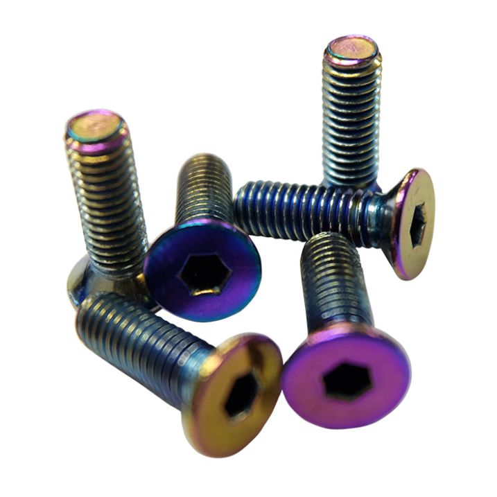 NRG SWS-100MC - NRGSWS-100MC - NRG Steering Wheel Screw Upgrade Kit (Conical) - Neochrome - Shipped in Europe - Tuningsupply.com