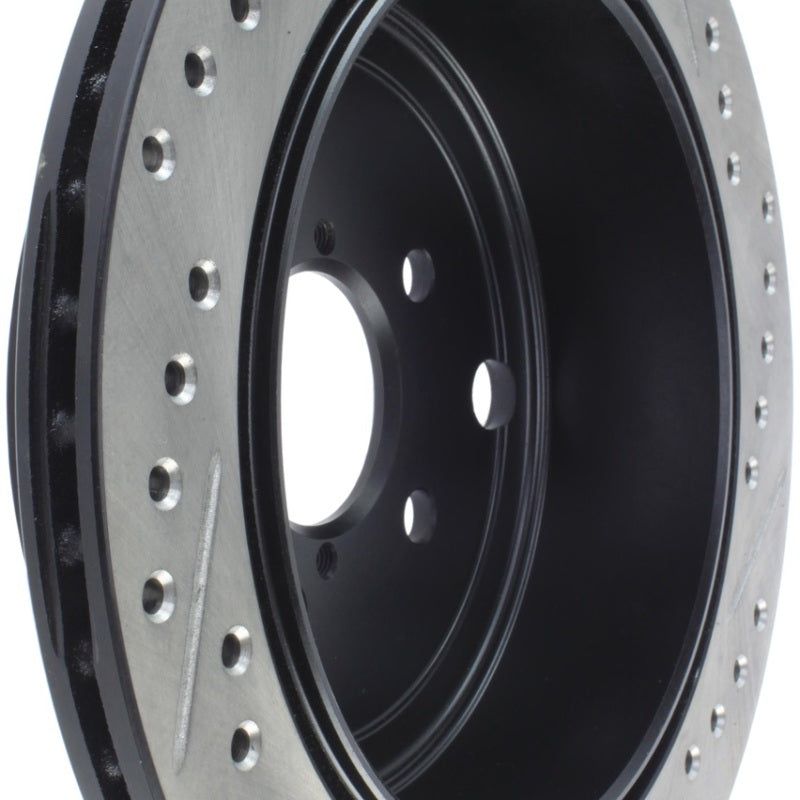 Stoptech 127.47031R - STO127.47031R - StopTech Slotted & Drilled Sport Brake Rotor - Shipped in Europe - Tuningsupply.com