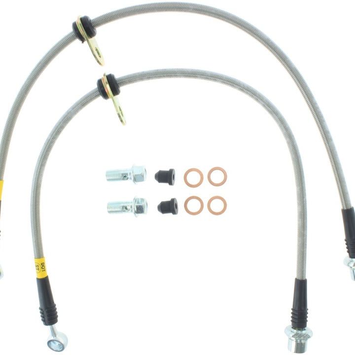 Stoptech 950.44021 - STO950.44021 - StopTech 97-01 Toyota Camry Stainless Steel Front Brake Lines - Shipped in Europe - Tuningsupply.com