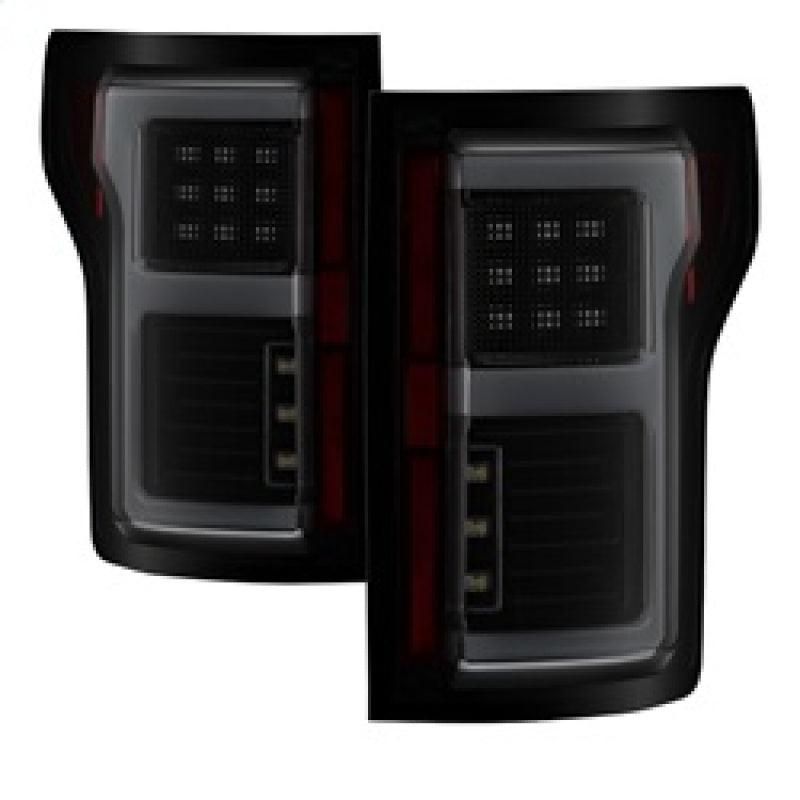 SPYDER 5085337 - SPY5085337 - Spyder 15-17 Ford F-150 LED Tail Lights (w/Blind Spot) - Black Smoke (ALT-YD-FF15015BS-LBLED-BSM) - Shipped in Europe - Tuningsupply.com