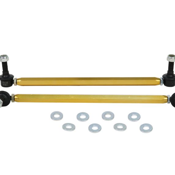 Whiteline KLC201 - WHLKLC201 - Whiteline 10-16 Hyundai Genesis Coupe Front Sway Bar Links - Shipped in Europe - Tuningsupply.com