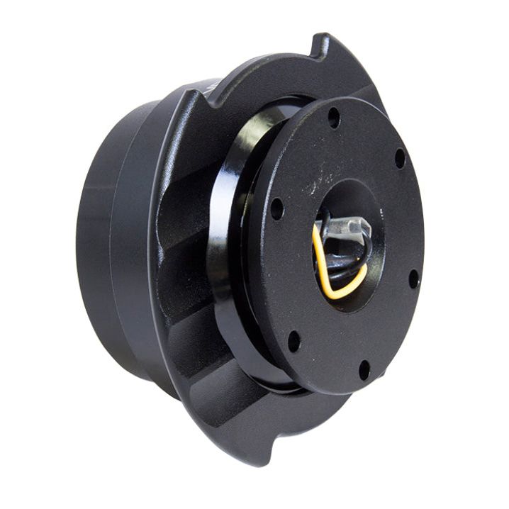 NRG SRK-250BK - NRGSRK-250BK - NRG Quick Release Kit Gen 2.5 - Black / Black Ring w/Finger Grooves - Shipped in Europe - Tuningsupply.com