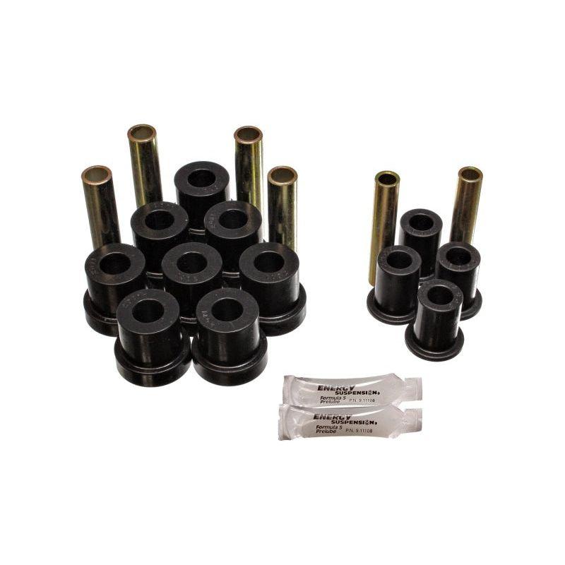 Energy Suspension 3.2130G - ENG3.2130G - Energy Suspension GM 4Wd Front Spring & Shackle Bushing - Black - Shipped in Europe - Tuningsupply.com