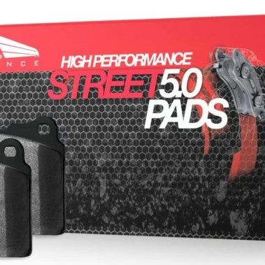 Hawk Performance KHB924B.565 - HAWKHB924B.565 - Hawk 19+ Chevy Corvette C8 Street HPS 5.0 Brake Pad - Shipped in Europe - Tuningsupply.com