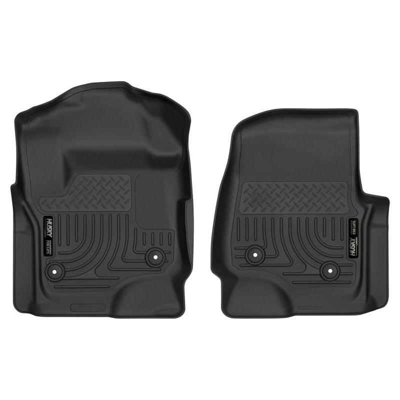 Husky Liners 52731 - HSL52731 - Husky Liners 2017 Ford F250 Crew Cab Vinyl X-Act Contour Black Floor Liners - Shipped in Europe - Tuningsupply.com