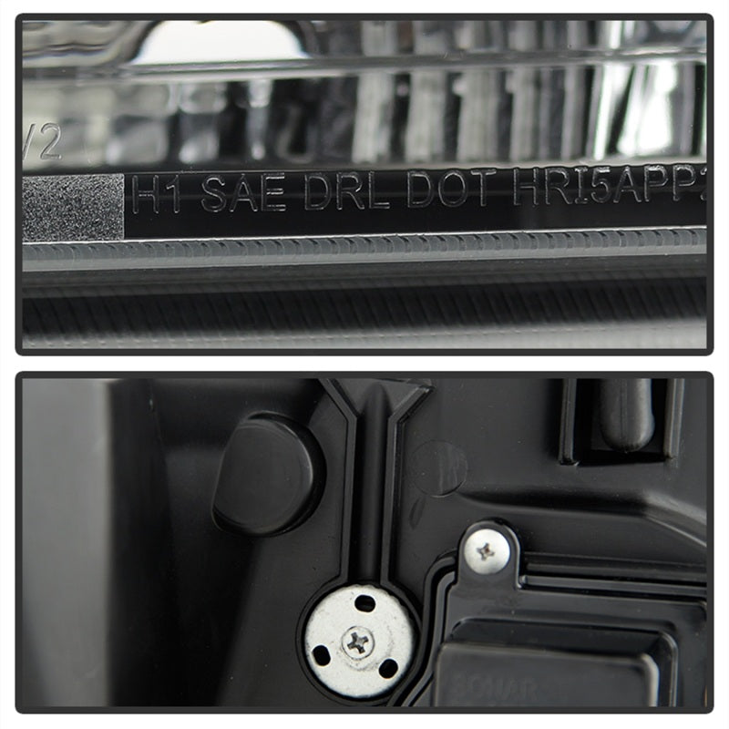 SPYDER 5082565 - SPY5082565 - Spyder 07-14 Chevy Suburban/1500/2500/Tahoe V2 Projector Headlights Blk PRO-YD-CSUB07V2-DRL-BK - Shipped in Europe - Tuningsupply.com