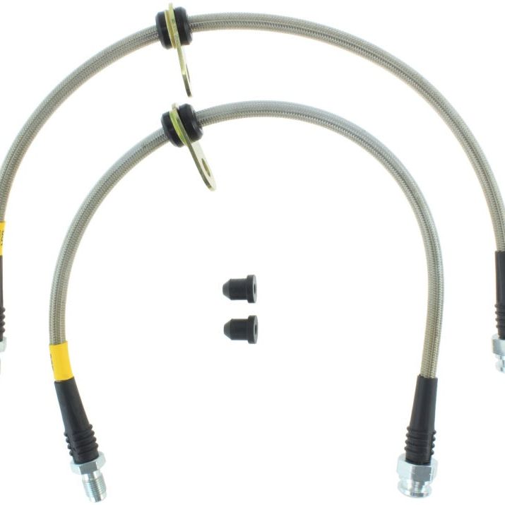 Stoptech 950.61515 - STO950.61515 - StopTech 2014 Ford Fiesta ST Stainless Steel Rear Brake Lines - Shipped in Europe - Tuningsupply.com