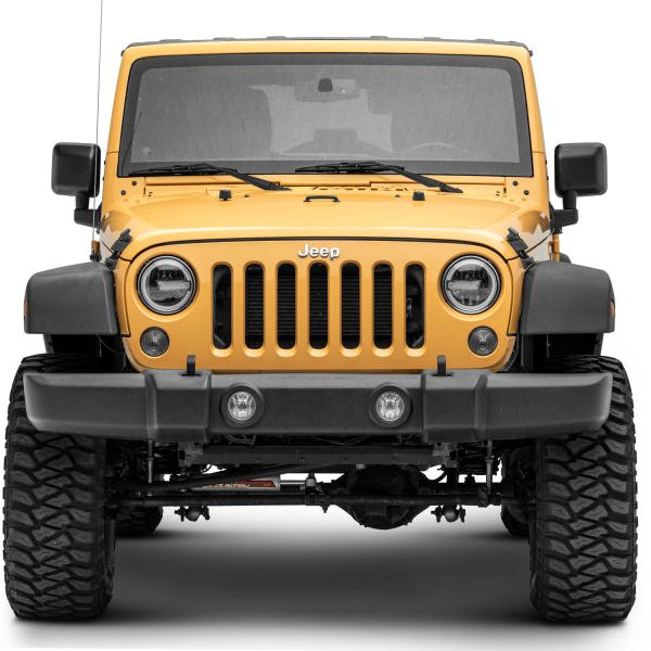 Raxiom J155018 - RAXJ155018 - Raxiom 97-18 Jeep Wrangler TJ/JK 7-Inch LED Headlights w/ Halos- Black Housing (Clear Lens) - Shipped in Europe - Tuningsupply.com