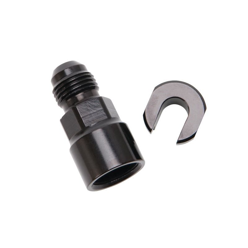 Russell 644113 - RUS644113 - Russell Performance -6 AN Male to 5/16in SAE Quick-Disconnect Female (Black Single) - Shipped in Europe - Tuningsupply.com