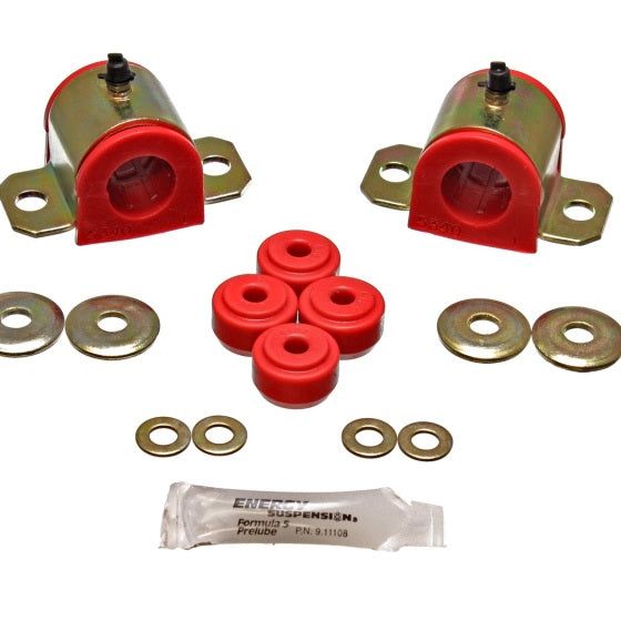 Energy Suspension 16.5123R - ENG16.5123R - Energy Suspension 92-01 Honda Prelude Red 25mm Front Sway Bar Bushings (Sway Bar end link bushings a - Shipped in Europe - Tuningsupply.com