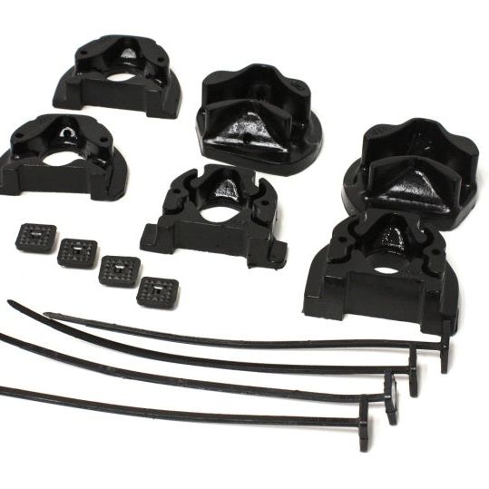 Energy Suspension 16.1105G - ENG16.1105G - Energy Suspension 92-00 Honda Civic (Except 99-00 Si) / 93-97 Del Sol Black Motor Mount Inserts (Man - Shipped in Europe - Tuningsupply.com