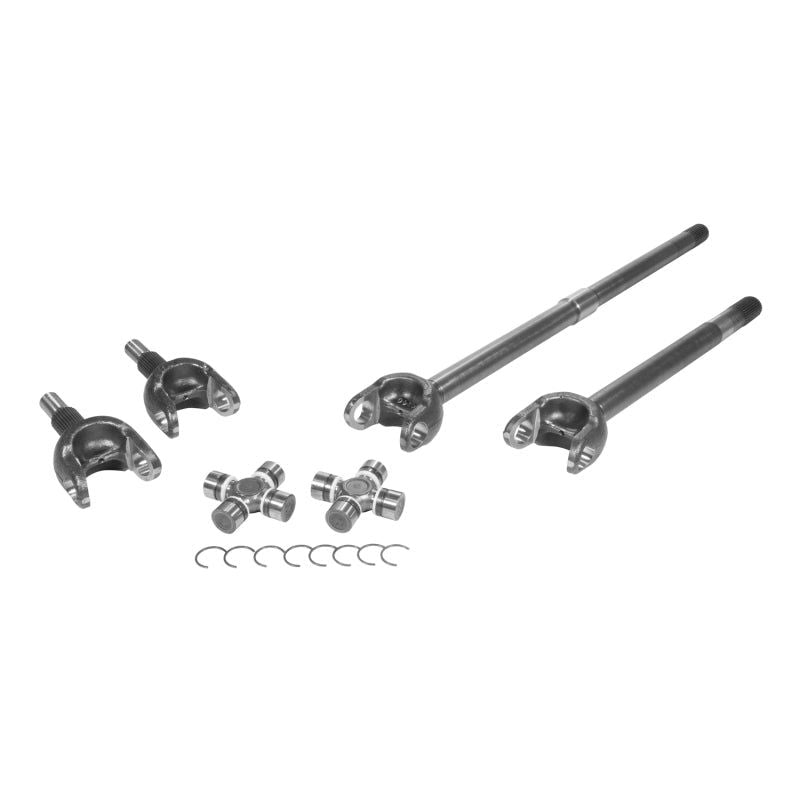 Yukon Gear & Axle YA W24172 - YUKYA W24172 - Yukon Gear 18-19 Jeep Wrangler Front 4340 Chromoly Axle Kit Dana 44 32 Spline w/1350 (7166) Joints - Shipped in Europe - Tuningsupply.com
