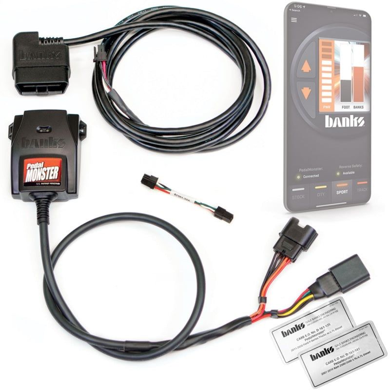 Banks Power 64310-C - GBE64310-C - Banks Power Pedal Monster Kit (Stand-Alone) 07-19 RAM 2500/3500/11-20 Ford F-Series 6.7L Use w/Phone - Shipped in Europe - Tuningsupply.com