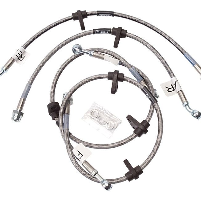 Russell 684600 - RUS684600 - Russell Performance 92-95 Honda Civic (All with rear discs/ no ABS) Brake Line Kit - Shipped in Europe - Tuningsupply.com