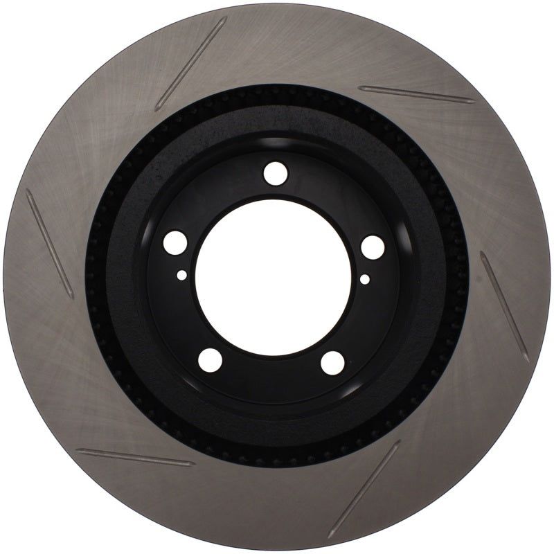Stoptech 126.44156SL - STO126.44156SL - StopTech Power Slot 08-09 Toyota Sequoia / 07-09 Tundra Slotted Left Front Rotor - Shipped in Europe - Tuningsupply.com