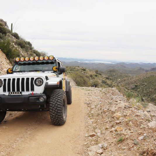 KC HiLiTES 5102 - KCL5102 - KC HiLiTES 6in. Round Soft Cover (Pair) - Black w/Yellow KC Logo - Shipped in Europe - Tuningsupply.com