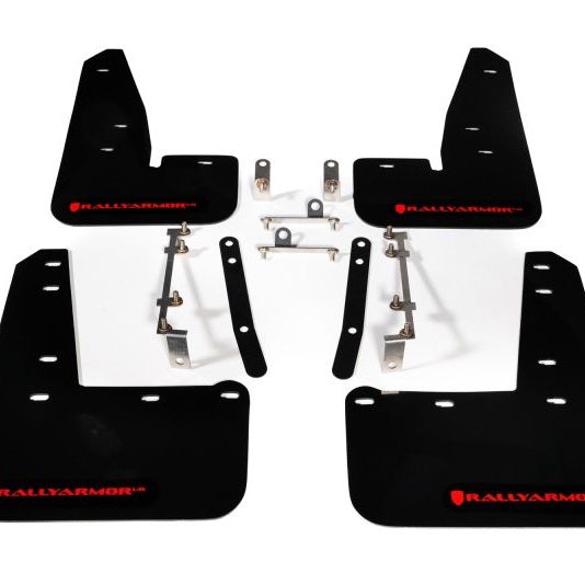 Rally Armor MF89-UR-BLK-RD - RALMF89-UR-BLK-RD - Rally Armor 23-25 Toyota GR Corolla Black UR Mud Flap w/Red Logo - Shipped in Europe - Tuningsupply.com