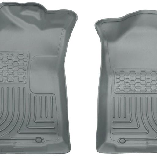 Husky Liners 13942 - HSL13942 - Husky Liners 05-15 Toyota Tacoma Crew/Extended/Standard Cab WeatherBeater Front Grey Floor Liners - Shipped in Europe - Tuningsupply.com