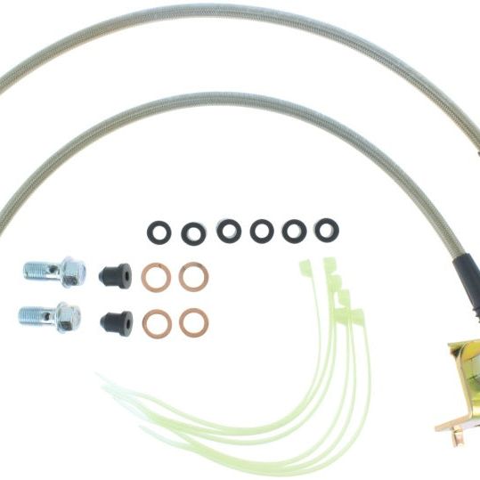 Stoptech 950.63008 - STO950.63008 - StopTech 03-08 Dodge Viper Stainless Steel Front Brake Line Kit - Shipped in Europe - Tuningsupply.com