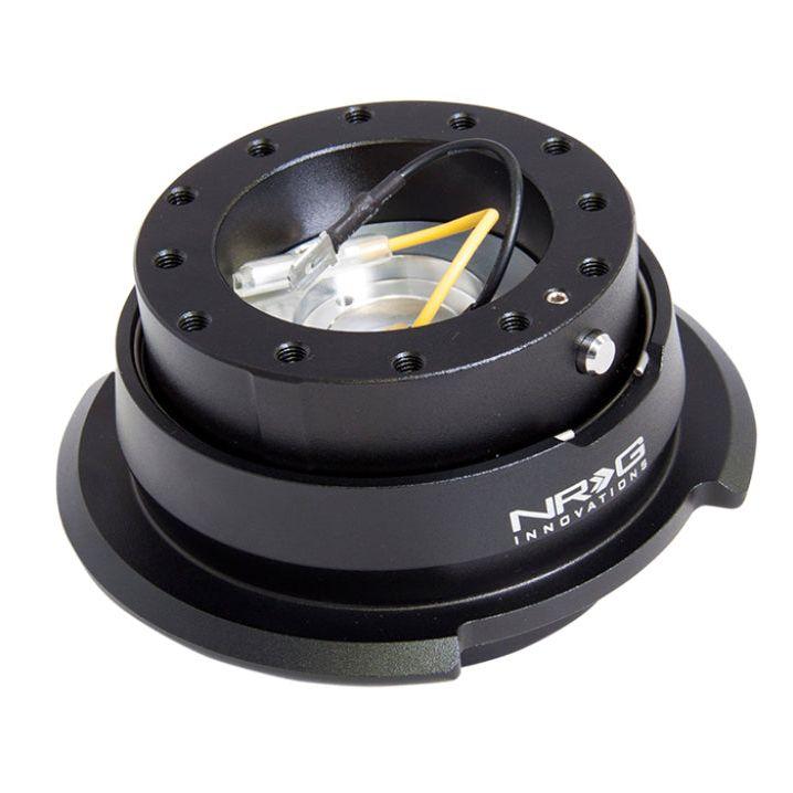 NRG SRK-280BK - NRGSRK-280BK - NRG Quick Release Kit Gen 2.8 - Black / Black Ring - Shipped in Europe - Tuningsupply.com