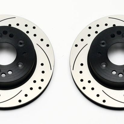Wilwood 140-11739-D - WIL140-11739-D - Wilwood Rotor Kit Rear-Drilled 65-82 Corvette C2/C3 (1Pc Rotors) - Shipped in Europe - Tuningsupply.com