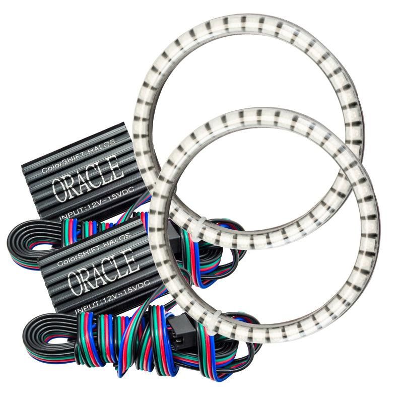 ORACLE Lighting 1236-333 - ORL1236-333 - Oracle 15-21 Dodge Challenger Waterproof LED Fog Light Halo Kit - ColorSHIFT - Shipped in Europe - Tuningsupply.com