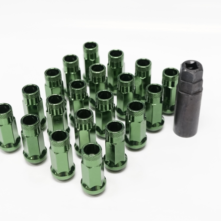 Wheel Mate 32906DG - WHM32906DG - Wheel Mate 12x1.50 48mm Muteki SR48 Dark Green Open End Lug Nuts - Shipped in Europe - Tuningsupply.com